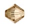 200pcs Authentic Preciosa 4mm (0.16 inch) Small Faceted Bicone Crystal Loose Beads Crystal Honey Compatible with Swarovski 5301/5328 for DIY Jewelry Making Pre-B428